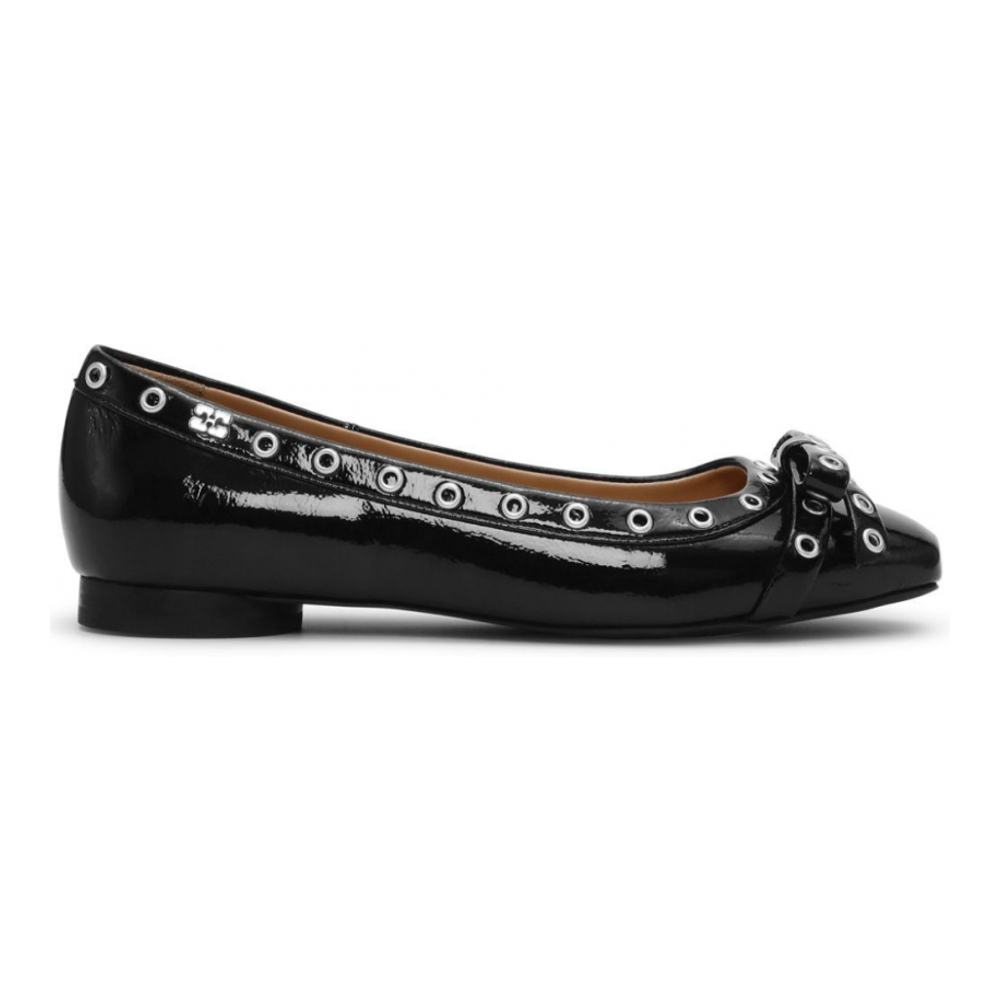 Women's 'Eyelet-Detail Bow' Ballerinas