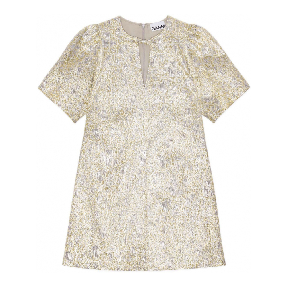 Robe mini 'Patterned-Jacquard' pour Femmes