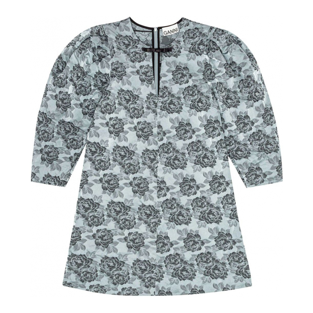 Robe mini 'Patterned-Jacquard' pour Femmes