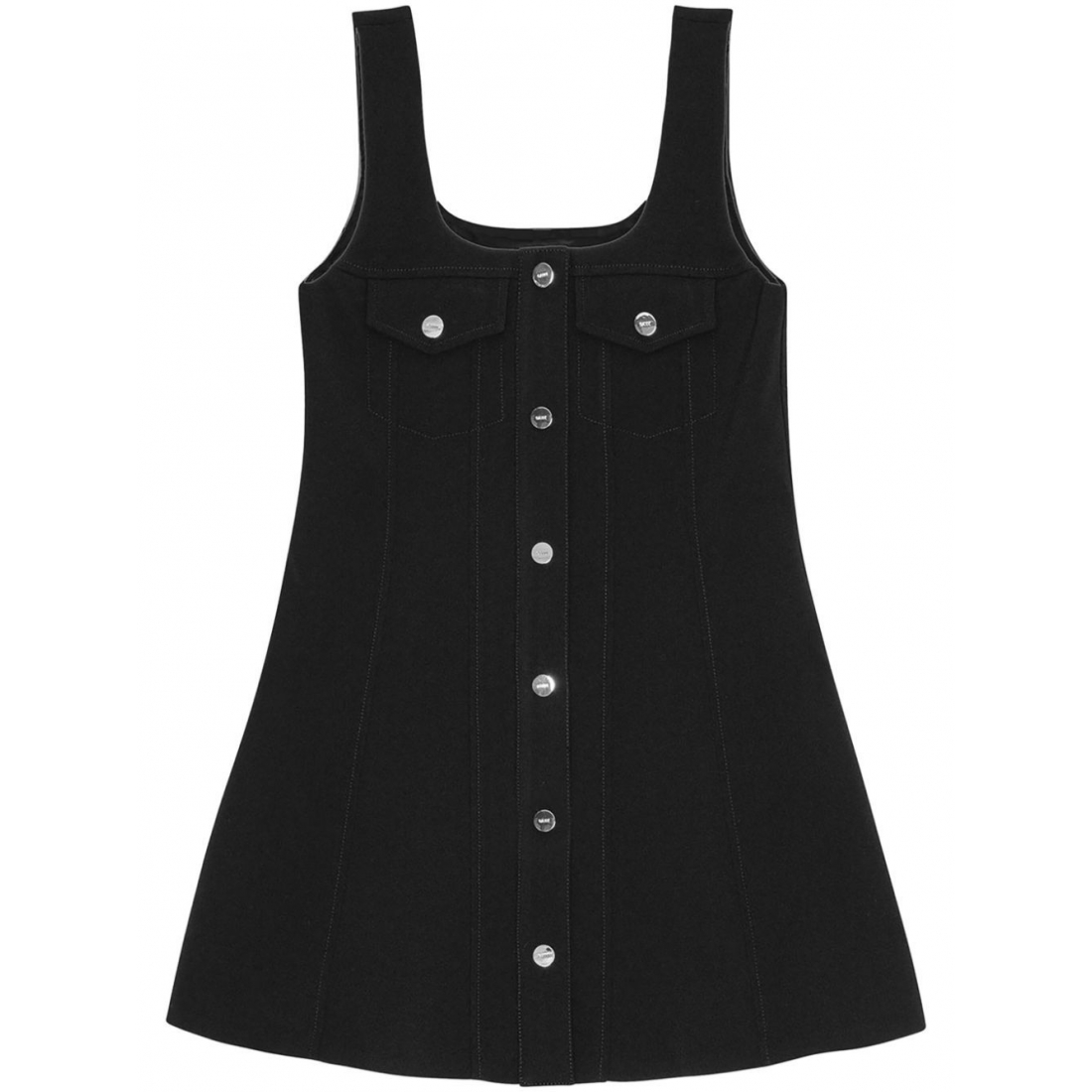 Robe mini 'Press-Stud Fastening' pour Femmes