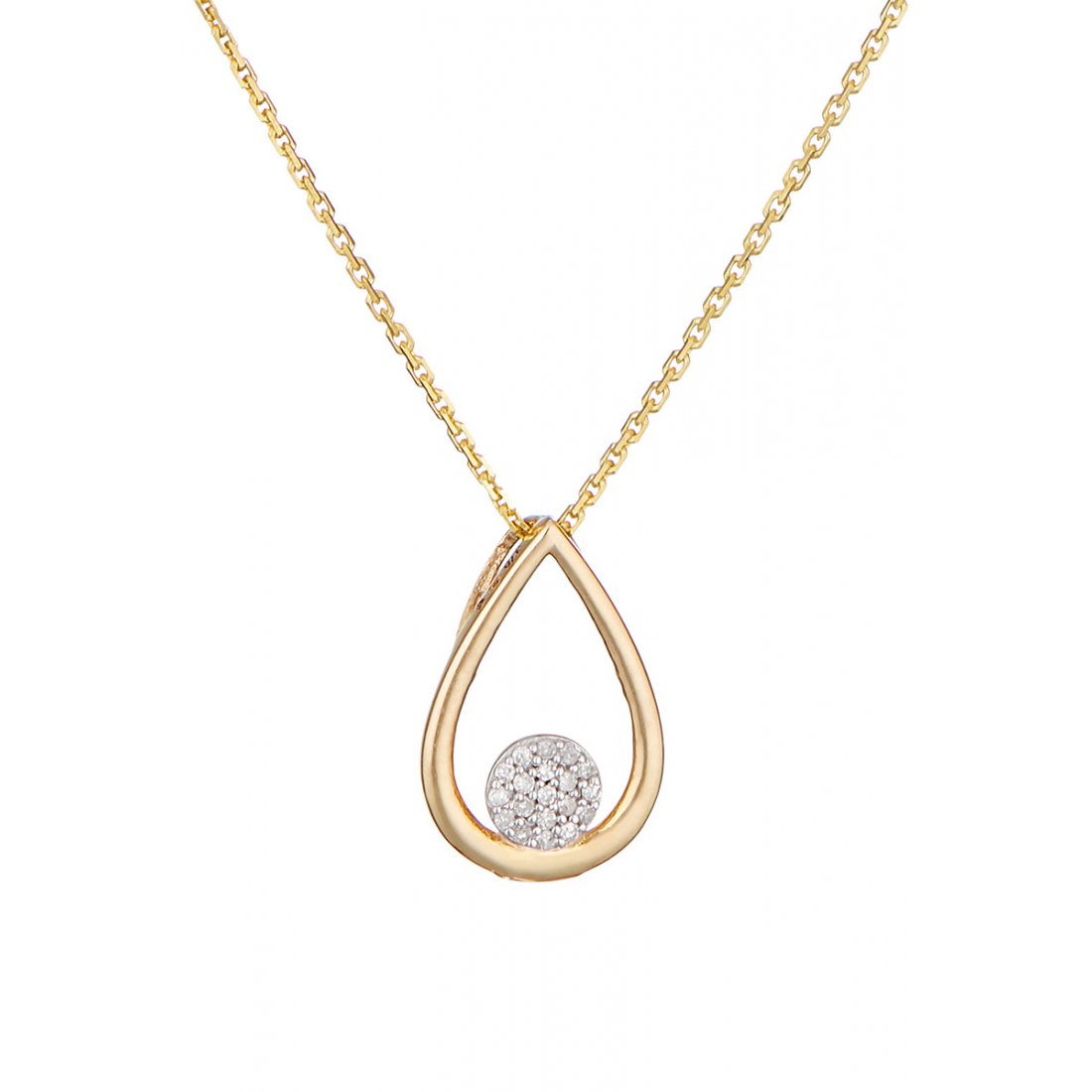 Women's 'Poire Deluxe' Pendant with chain