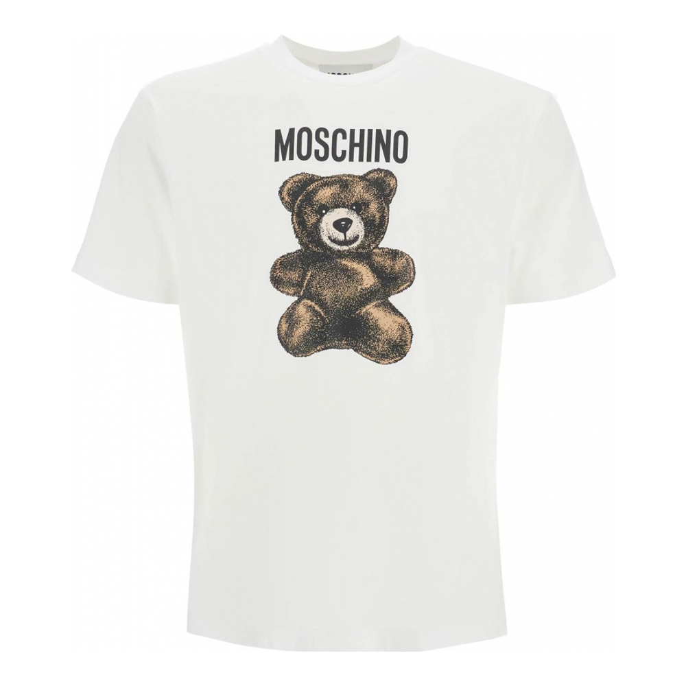 'Teddy Bear Printed' T-Shirt für Herren