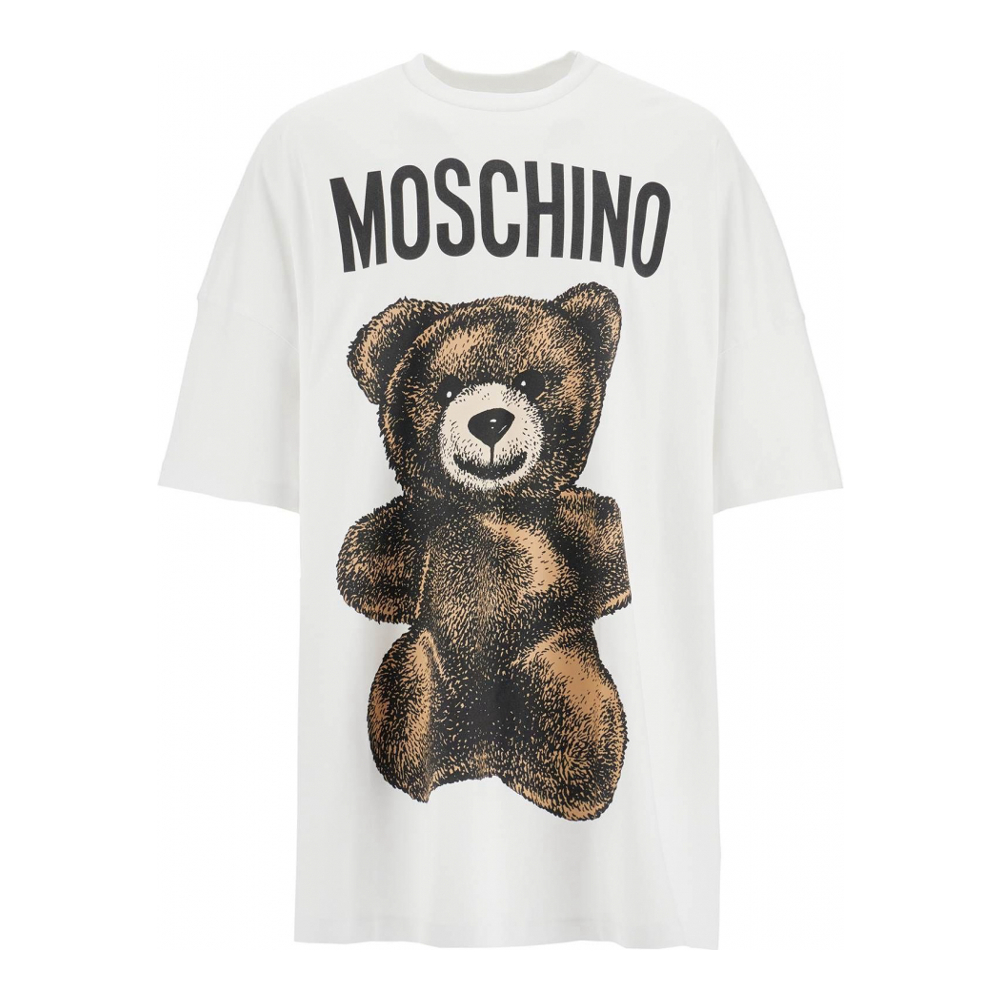 'Teddy Bear Print Maxi' T-Shirt für Herren