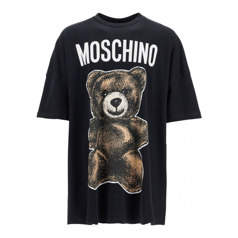 'Teddy Bear Print Maxi' T-Shirt für Herren