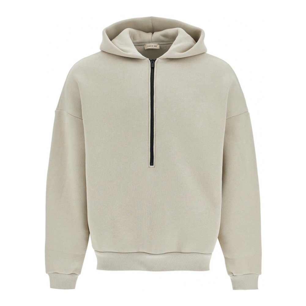 'Hooded With Half Zip' Sweatshirt für Herren