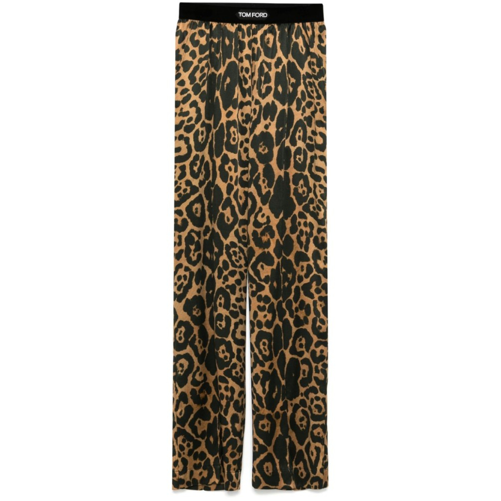 'Leopard-Print' Hose für Damen