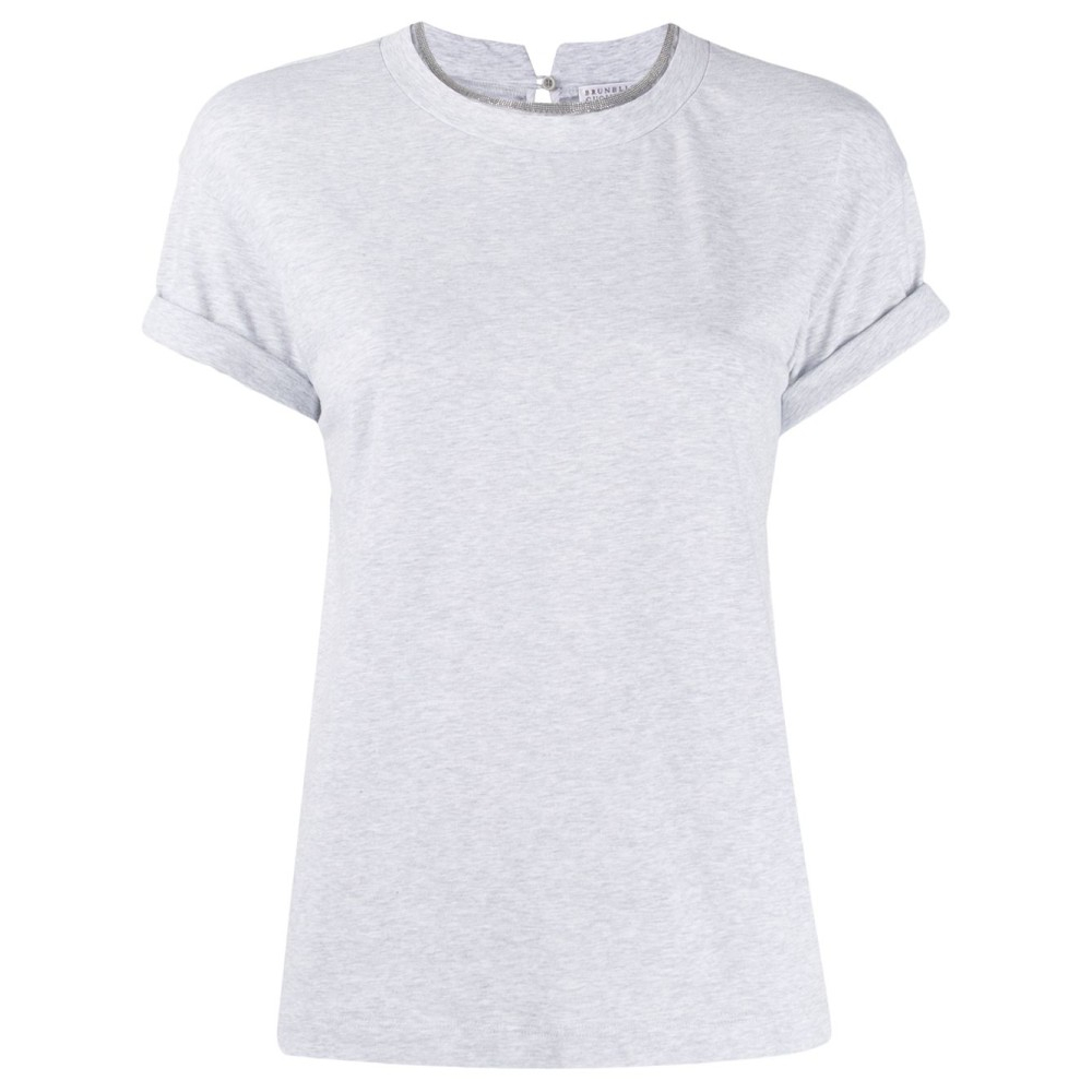 'Beaded' T-Shirt für Damen