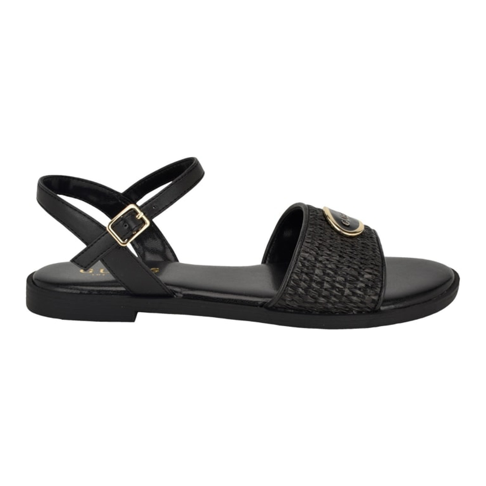 Women's 'Moores Raffia' Flat Sandals