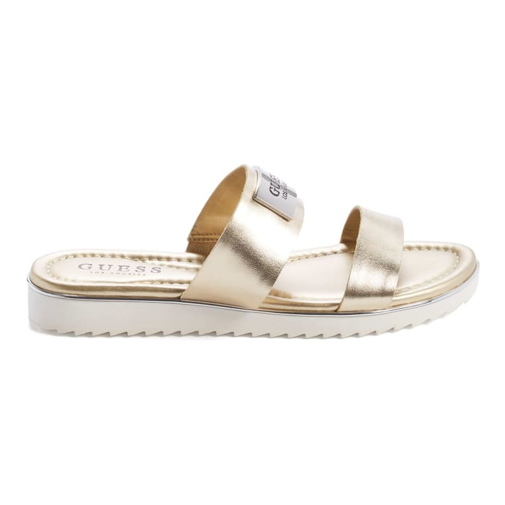 'Keily Metallic' Flache Sandalen für Damen