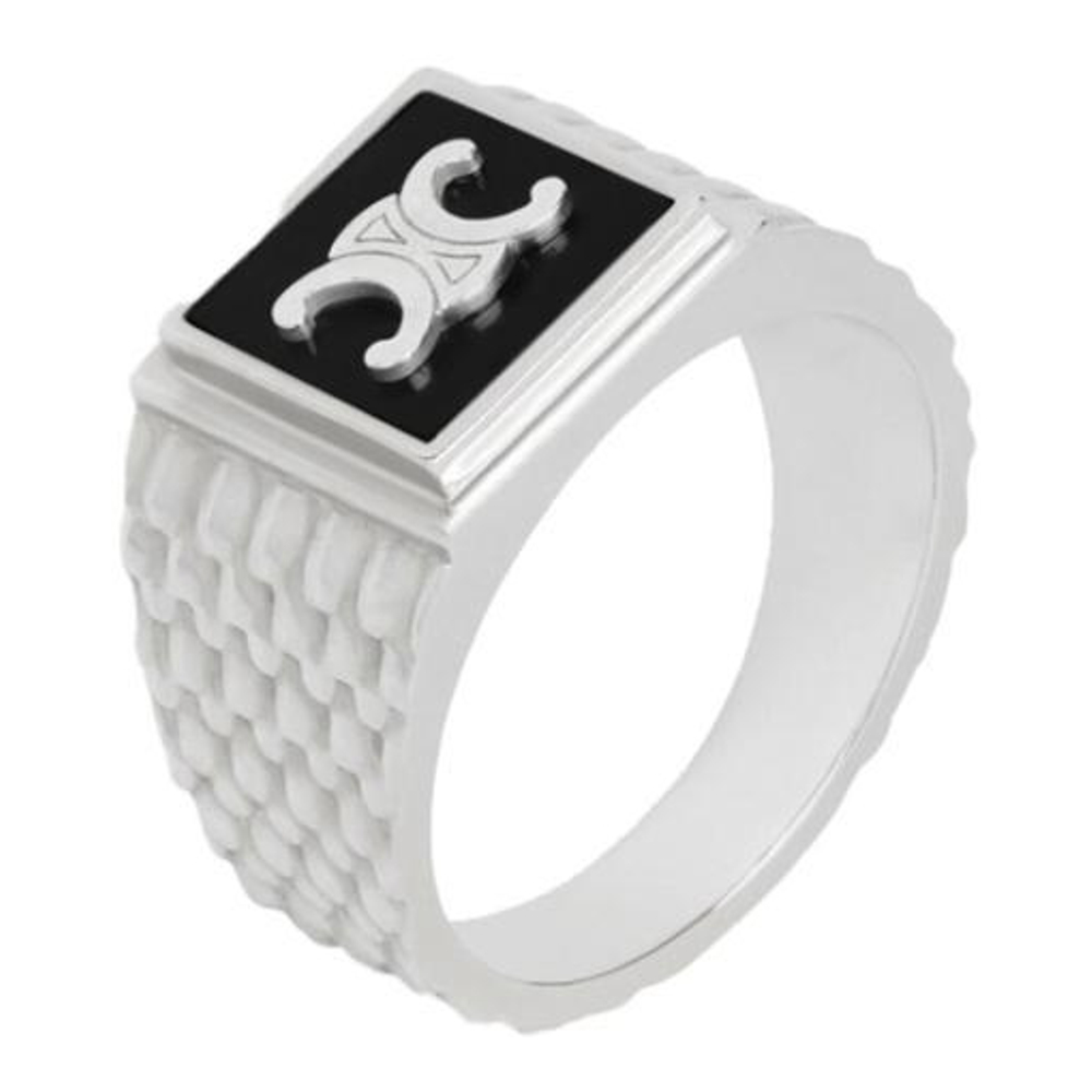 Bague 'Triomphe Python Signet' pour Hommes