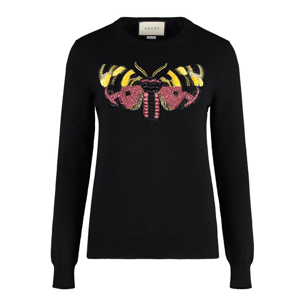 Pull 'Embroidered Crewneck' pour Femmes