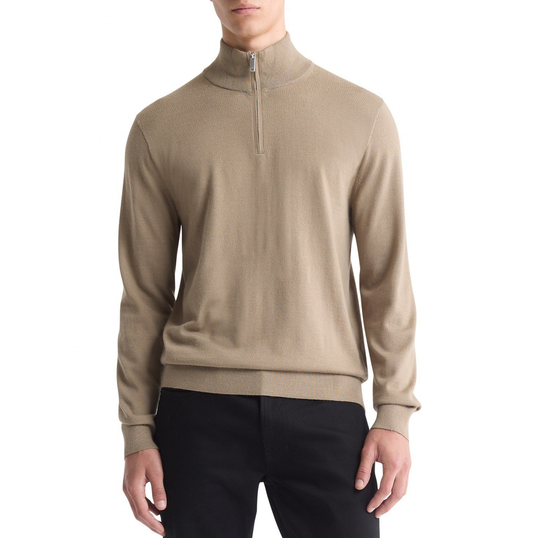 Men's 'Long Sleeve Quarter-Zip Pullover' Sweater