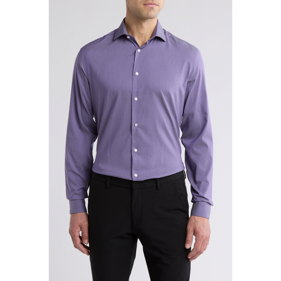 Men's 'All-Season Stretch Long Sleeve Slim Fit Dress' Shirt