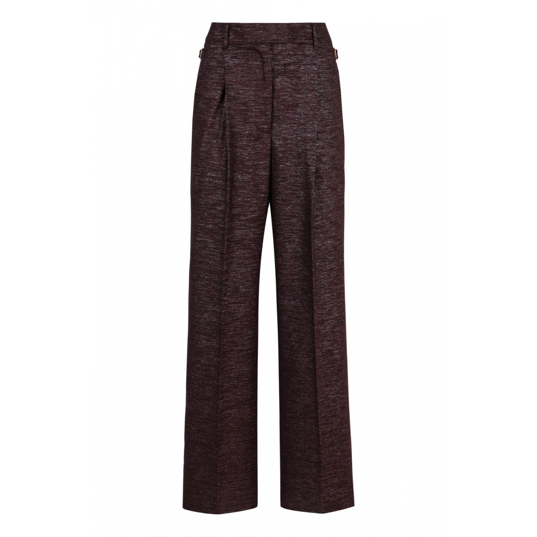 Pantalon 'Knitted Lurex Wide-Leg' pour Femmes