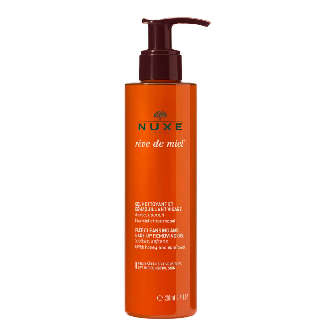 'Rêve de Miel®' Reinigungsmittel & Make-up-Entferner - 200 ml