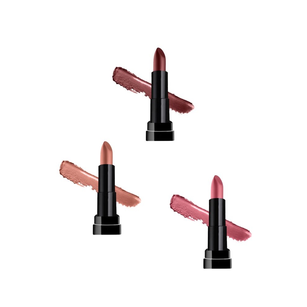 Face Base - Rouge à Lèvre Mat Liquide - 3 pc.