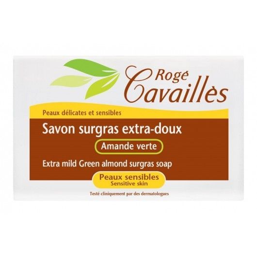 Pain de savon 'Surgras Extra-Doux' - Amande verte 250 g, 2 Unités