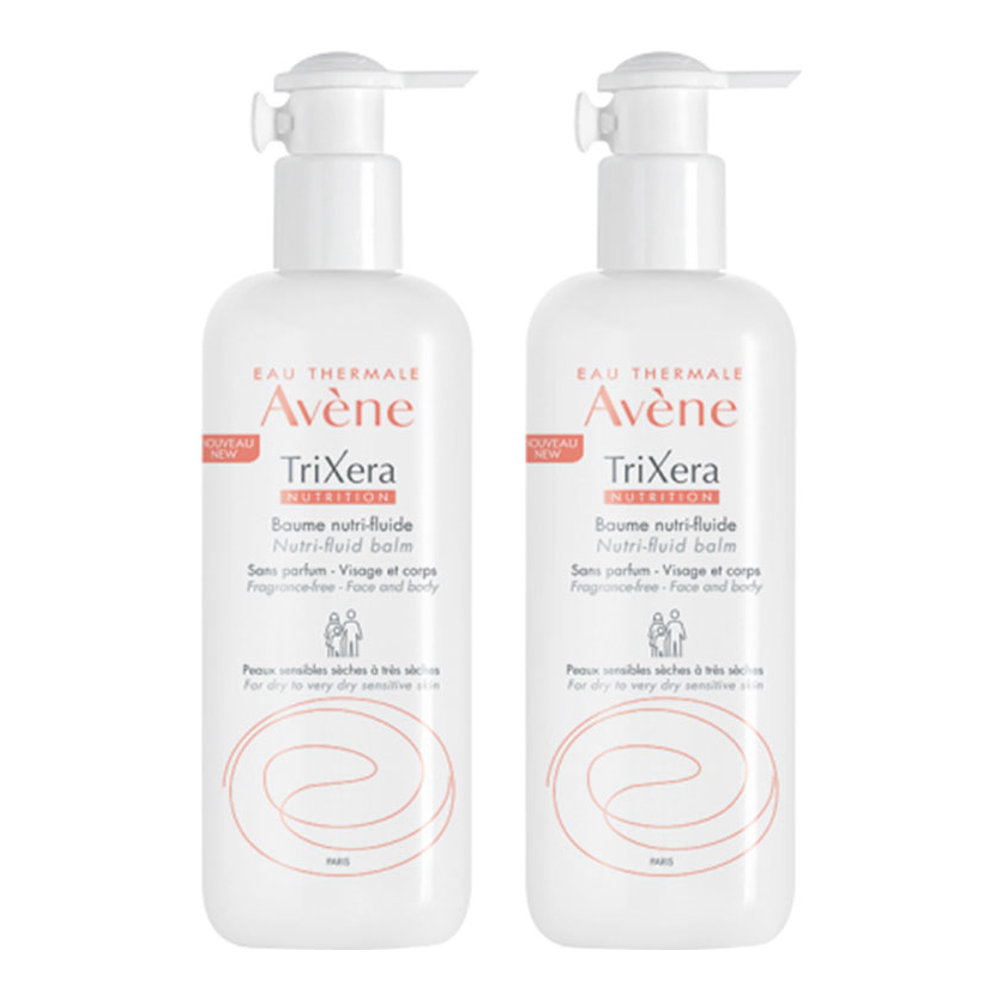 Avène - TriXéra Nutrition Nutri-fluid balm - 2x400ml