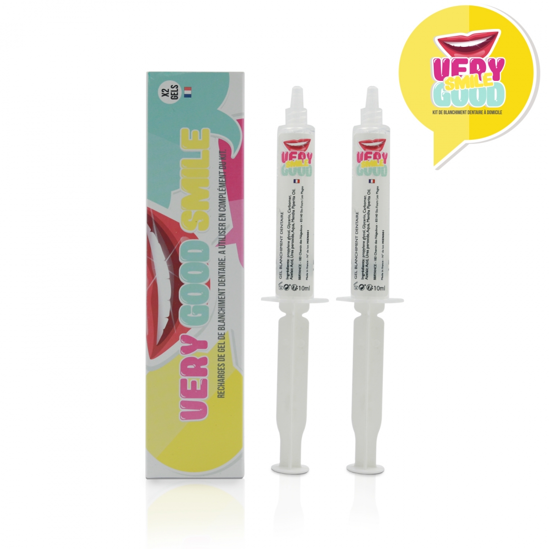 Teeth Whitening Gel - Mint 2 Units