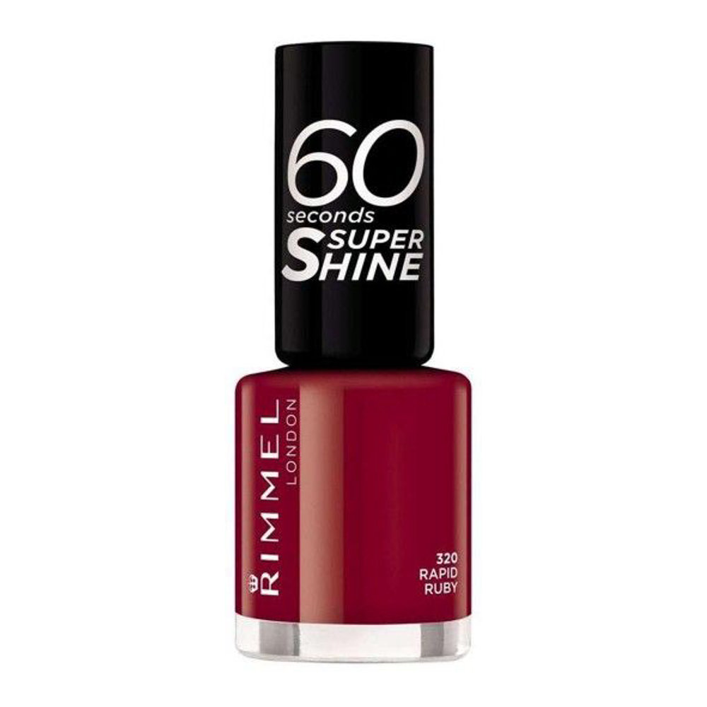 '60 Seconds Super Shine' Nail Polish - 320 Rapid Ruby 8 ml