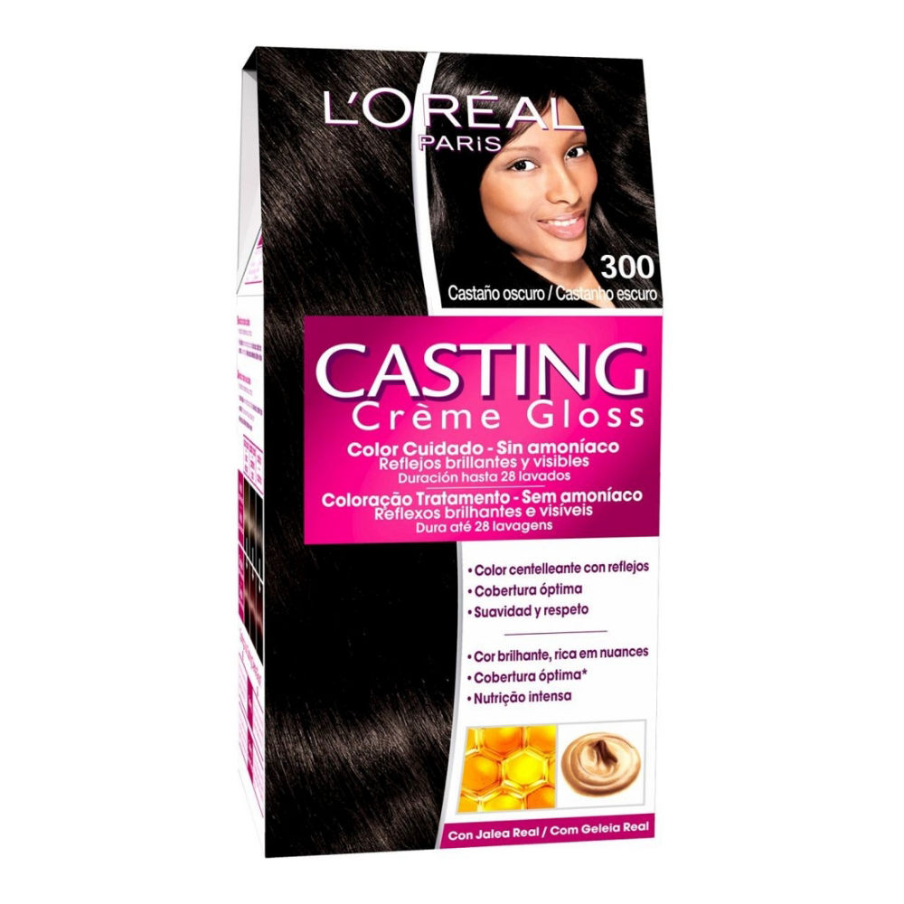 Teinture pour cheveux 'Casting Creme Gloss' - 300 Dark Brown 180 ml