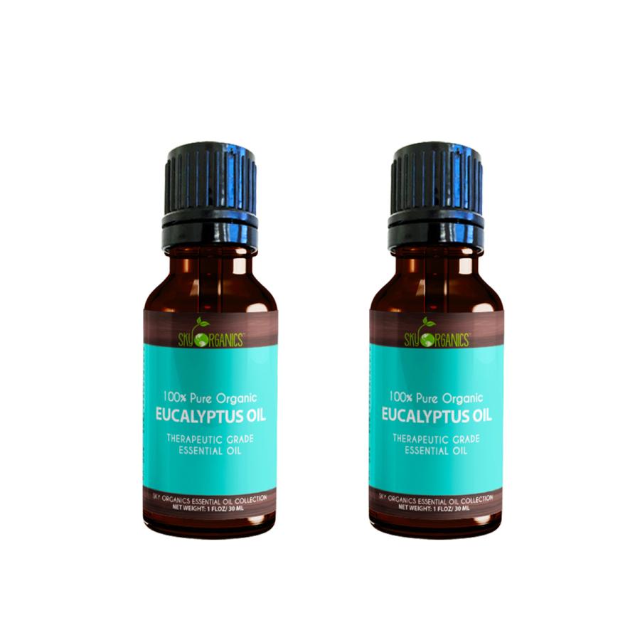 Sky Organics - Organic Eucalyptus Essential Oil - 2 Pack