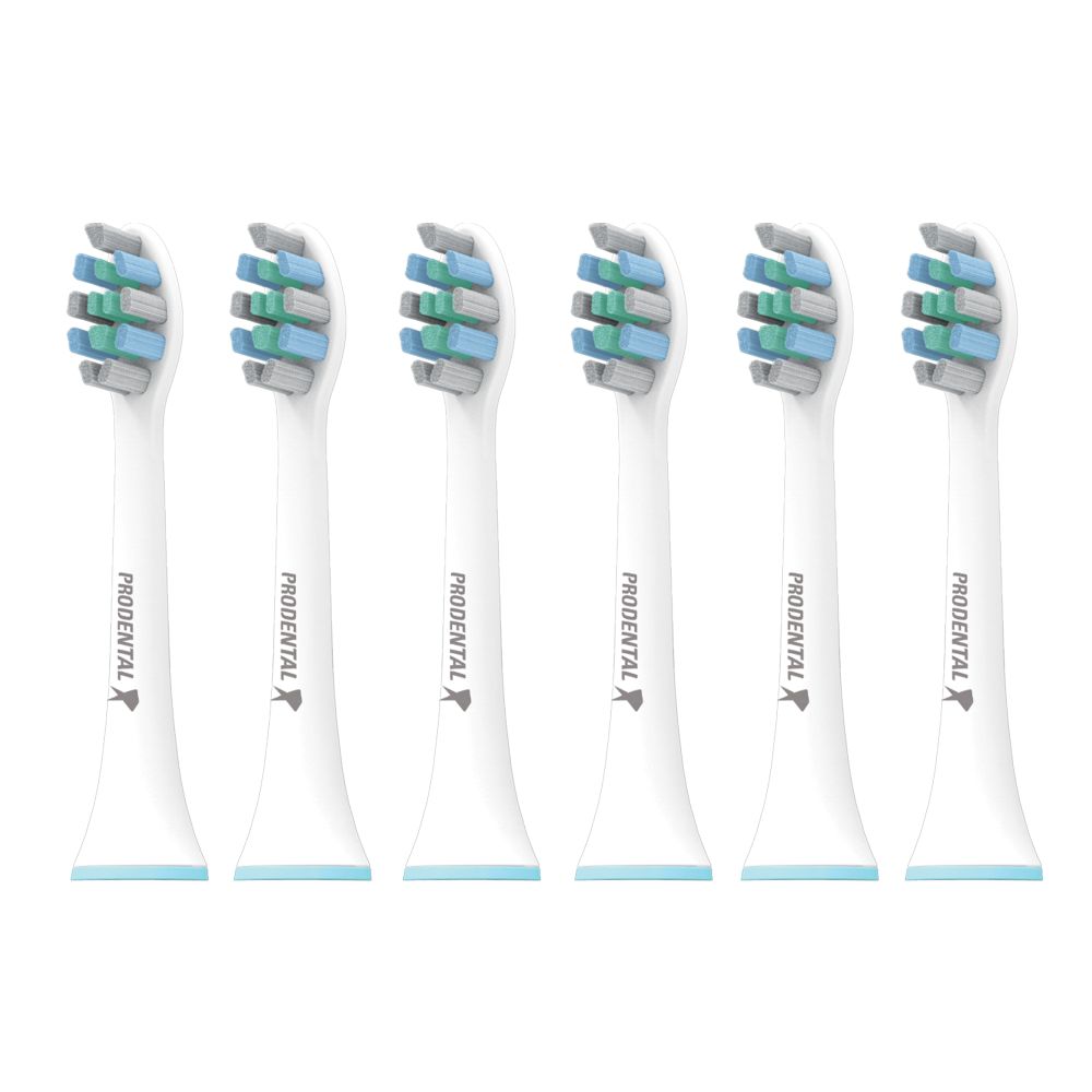 'Philips Compatible - Sensitive Action Sonic' Brush heads - 6 Units