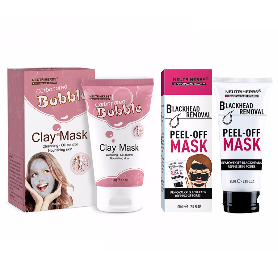 Black Head - Duo Masque noir Peel-Off & Masque à bulles d'argile