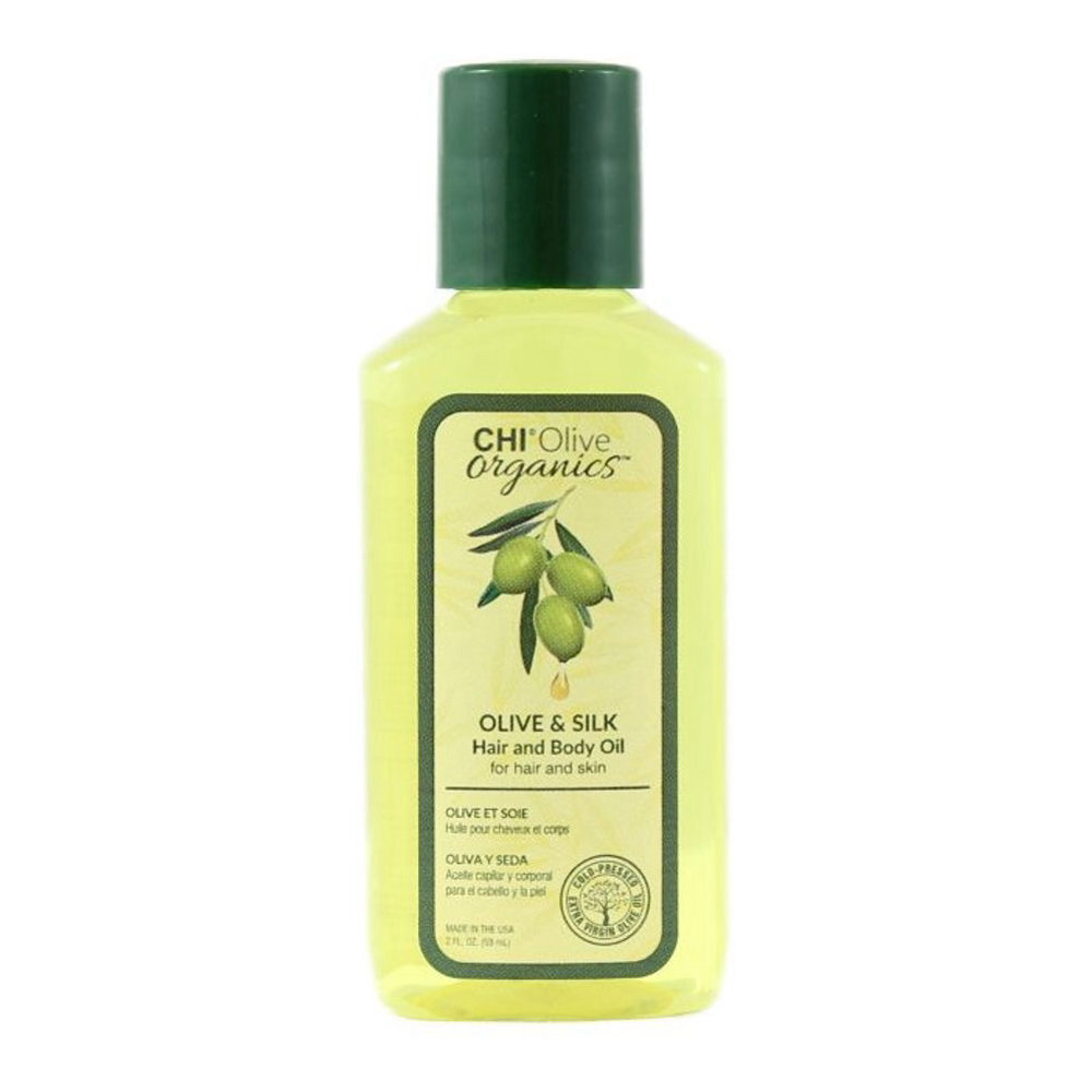 Huile corporelle et capillaire 'Olive & Silk' - 59 ml
