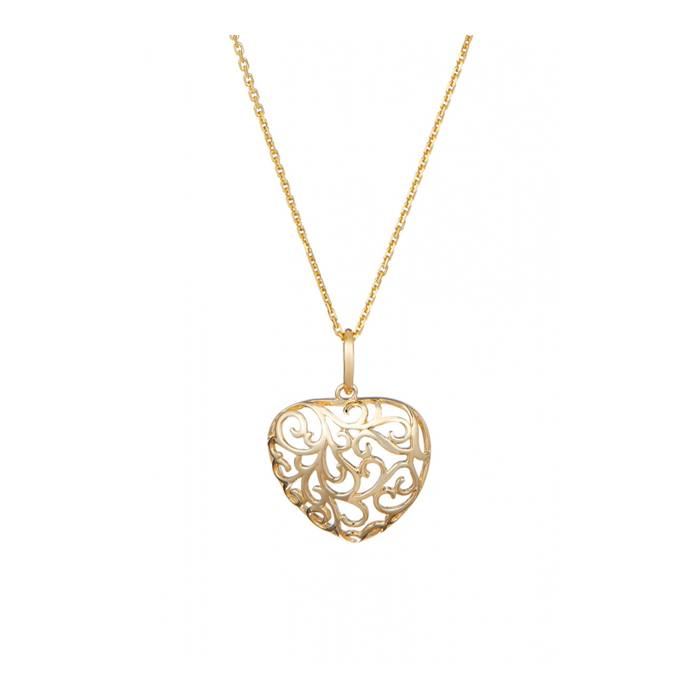 Women's 'Ouvres-Moi Ton Cœur' Pendant with chain