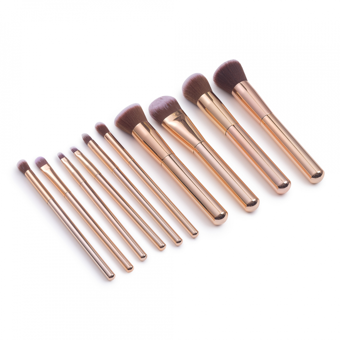 Set de pinceaux de maquillage  - 10 Pièces