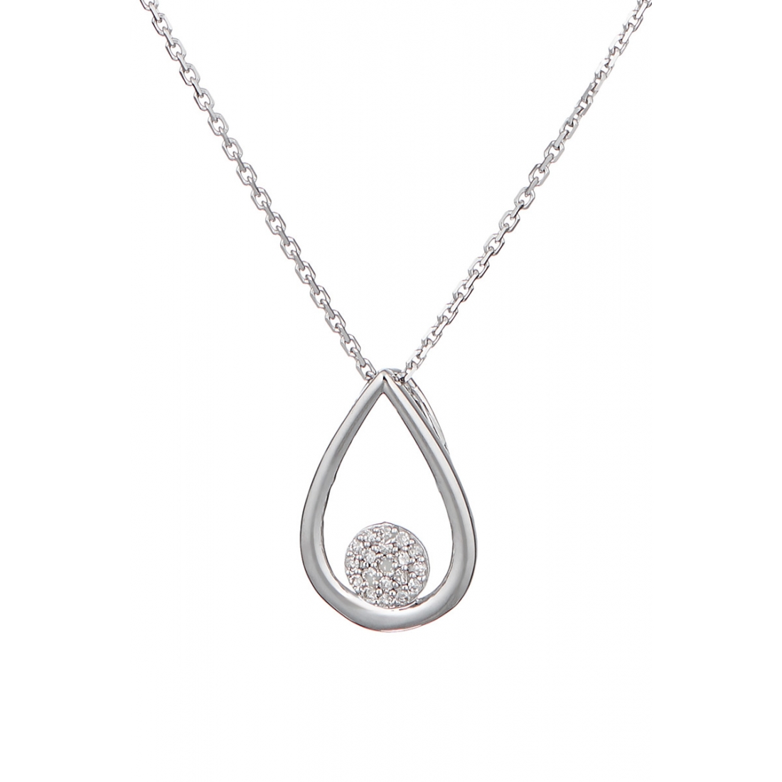 Women's 'Poire Deluxe' Pendant with chain