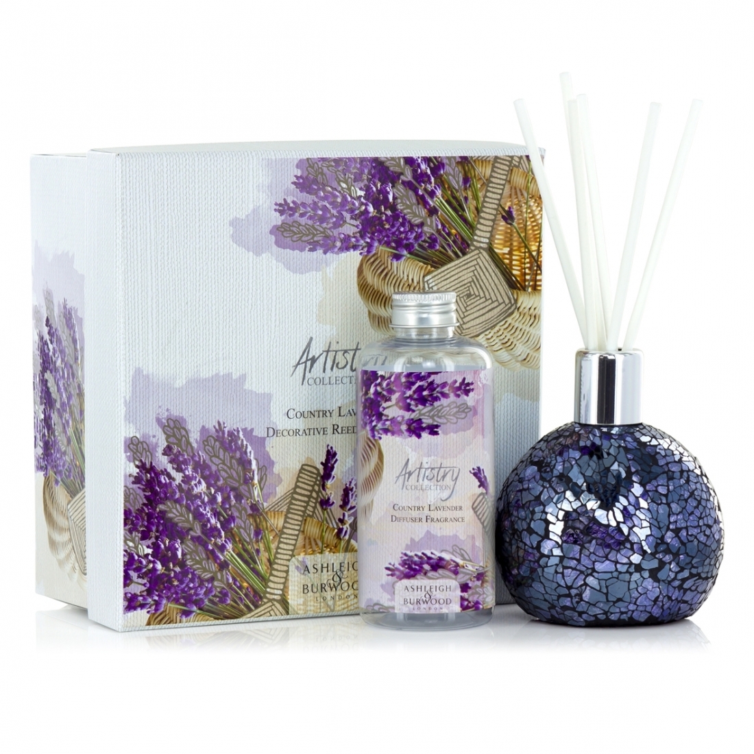 'Artistry Country Lavender' Reed Diffuser Set - 2 Pieces
