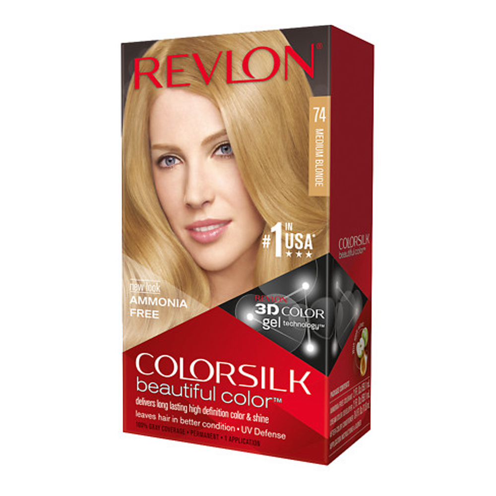 'Colorsilk' Hair Dye - 74 Medium Blonde