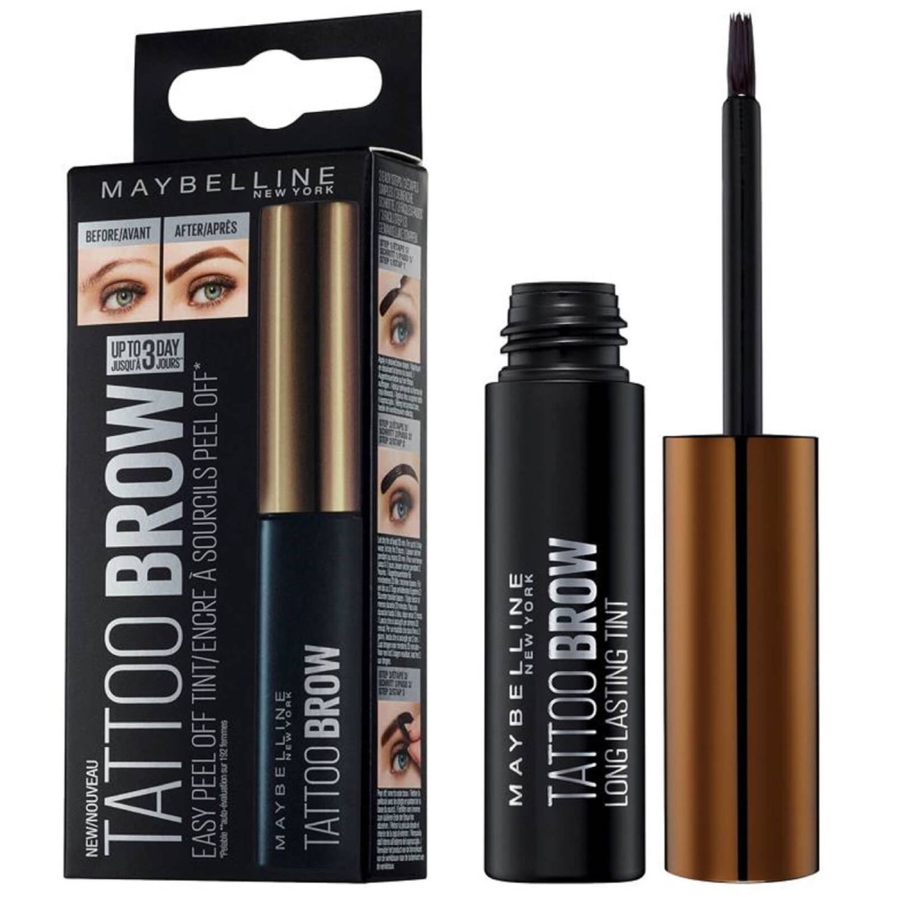 'Tattoo Brow Easy Peel Off' Eyebrow Tint - 02 Medium Brown 4.8 ml