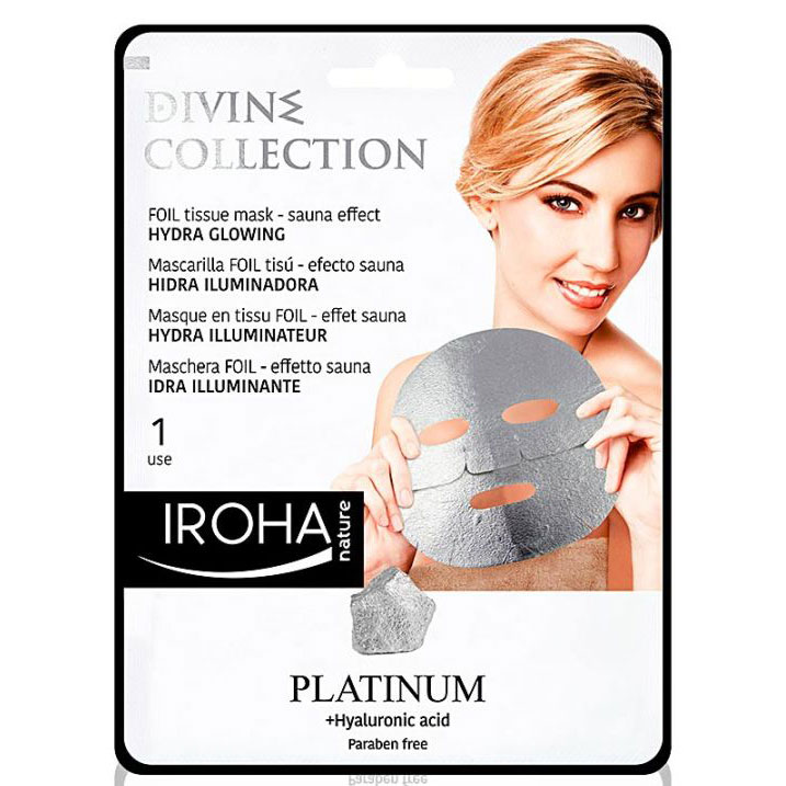 'Platinum Hydra-Glowing' Face Tissue Mask