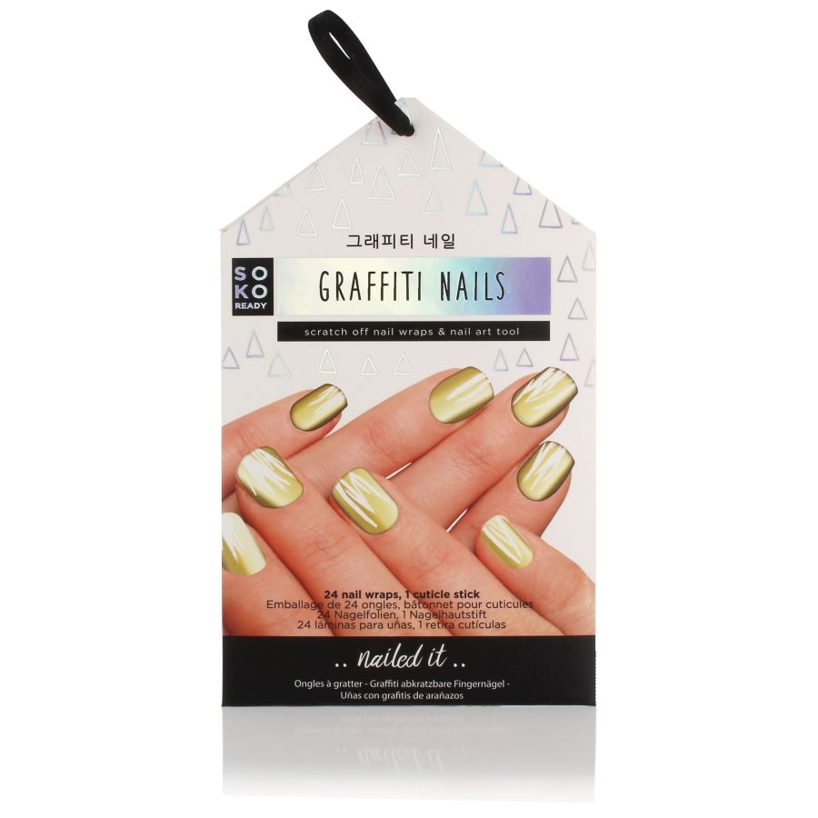 'Ready Graffiti' Nail Stickers