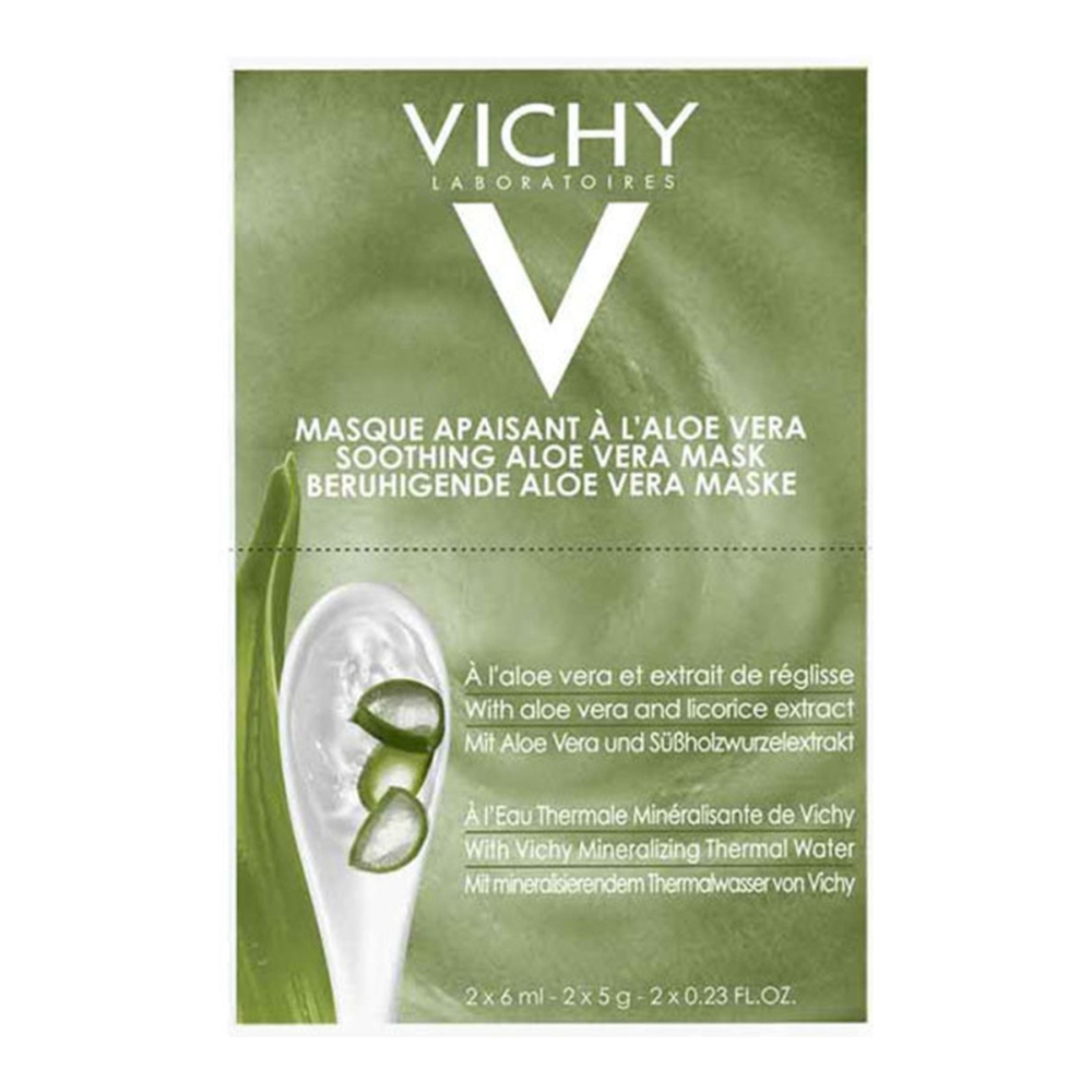 'Apaisant À L'Aloe Vera' Gesichtsmaske - 6 ml, 2 Stücke