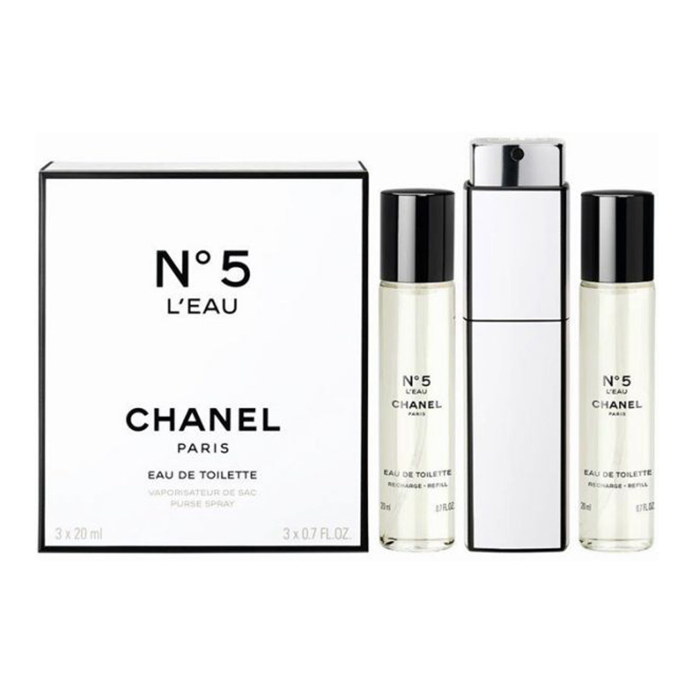 'N°5 L'Eau' Perfume Set - 20 ml, 3 Pieces
