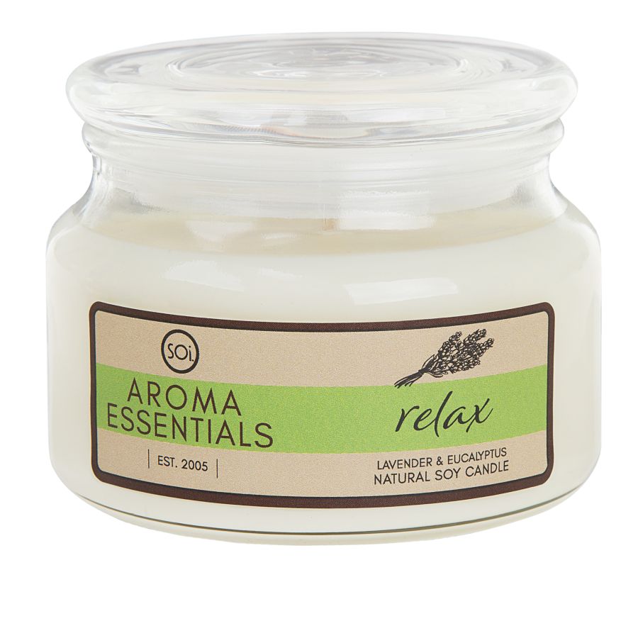 'Aroma Essentials Relax' Bougie en pot
