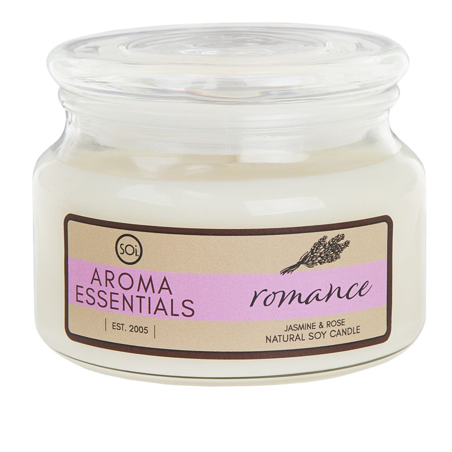 'Aroma Essentials Romance' Bougie en pot