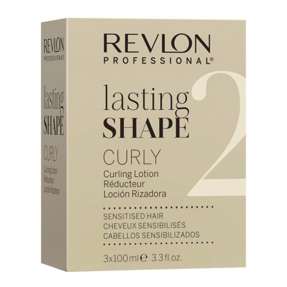 'Lasting Shape Curly' Hair Curling Lotion - 100 ml, 3 Pieces