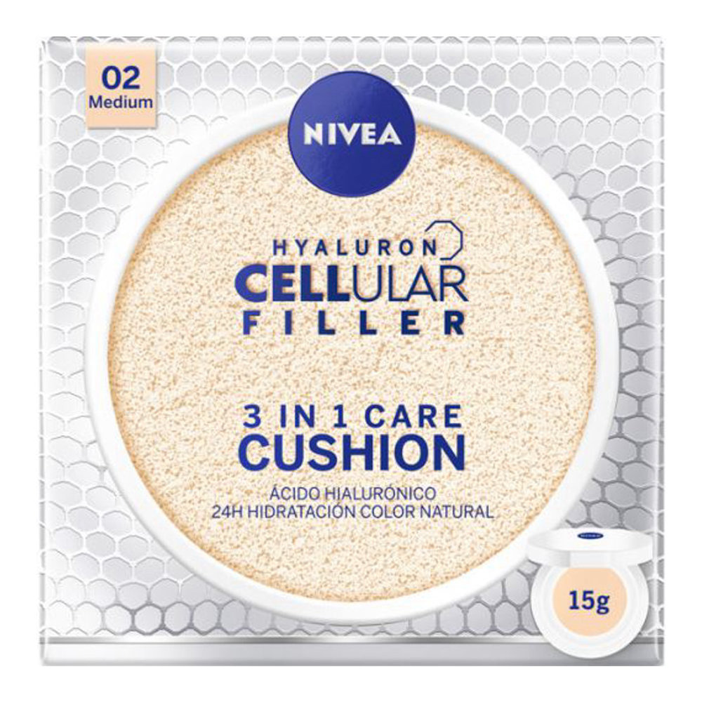 Cellular Filler 'Hyaluron 3In1 Care Cushion #02-Medium' - 15 g