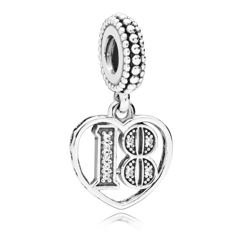 'Number 18' Charm für Damen