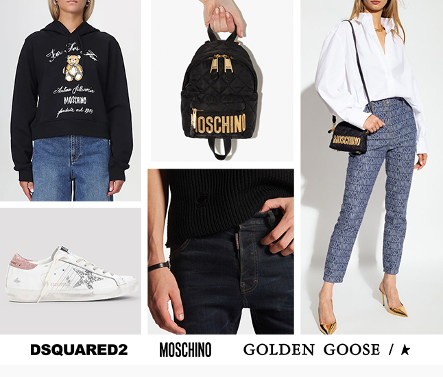 Dsquared2 | Moschino | Golden Goose