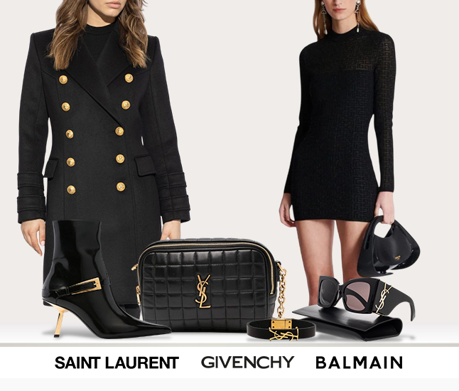 Saint Laurent | Givenchy | Balmain