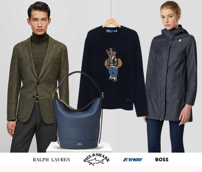 Ralph Lauren | Paul&Shark | K-Way | Boss