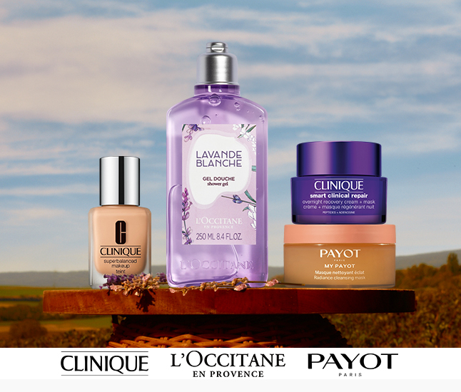 Clinique | L'Occitane | Payot