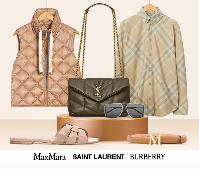 Max Mara | Saint Laurent | Burberry