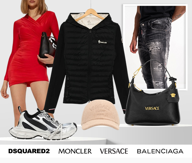 Dsquared2 | Moncler | Versace | Balenciaga